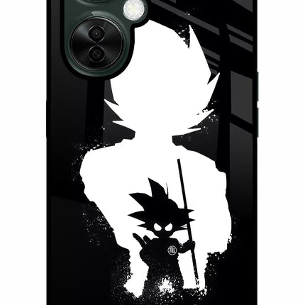 Goku Shadow OnePlus Nord CE 3 Lite 5G Glass Case Back Cover by Casekaro