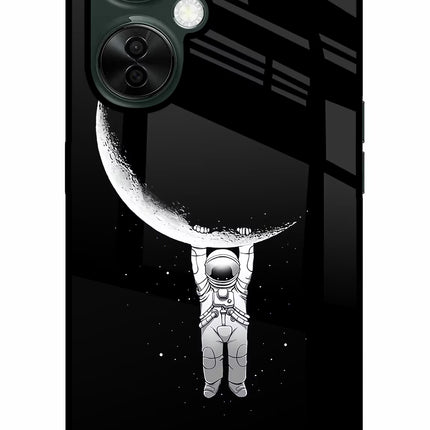 Moon Space OnePlus Nord CE 3 Lite 5G Glass Case Back Cover by Casekaro