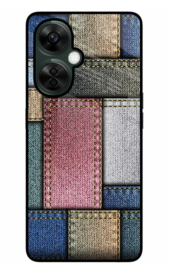 Multicolor Jeans OnePlus Nord CE 3 Lite 5G Glass Case