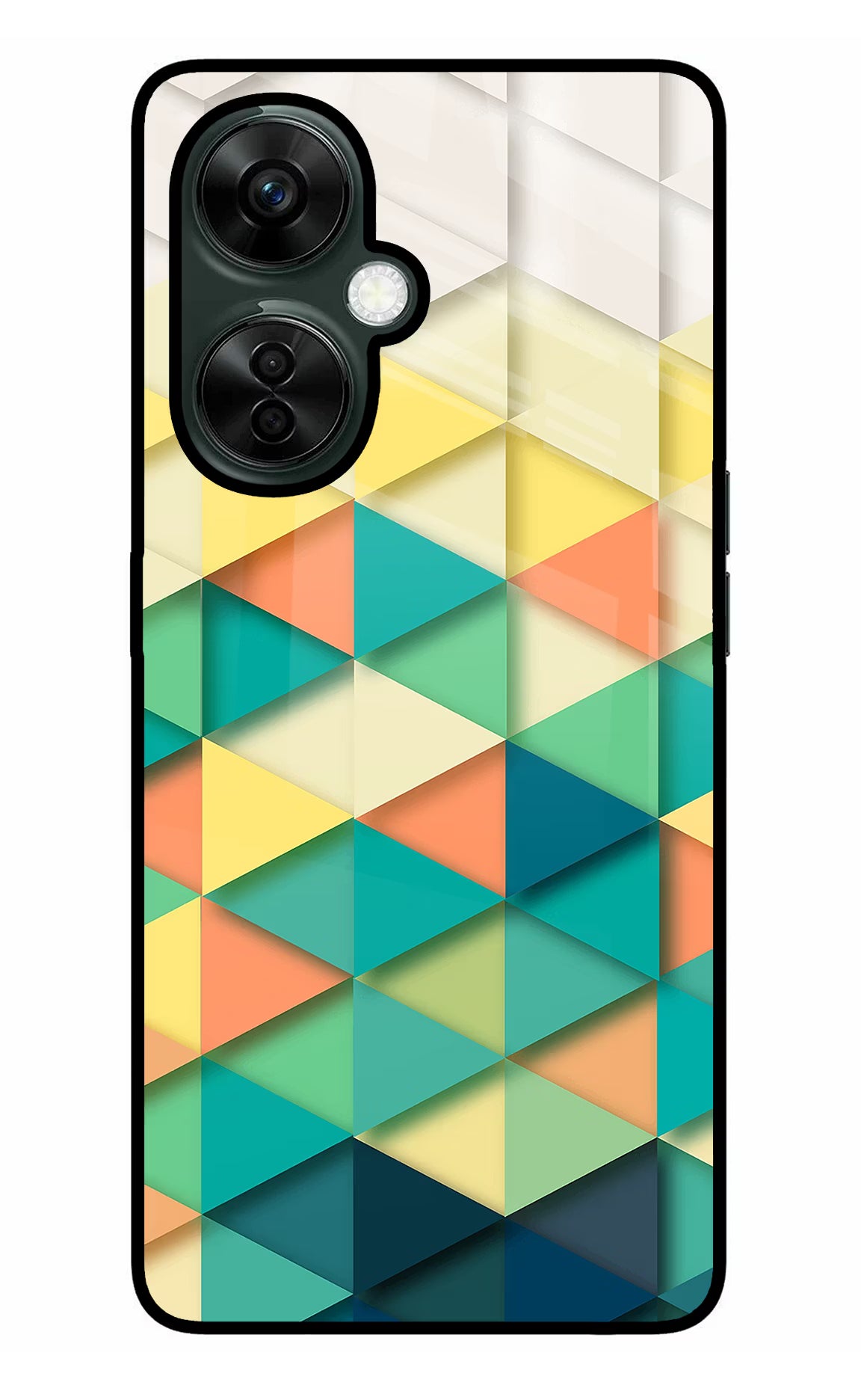 Abstract OnePlus Nord CE 3 Lite 5G Glass Case Back Cover by Casekaro