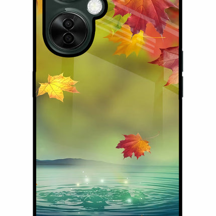 Flowers OnePlus Nord CE 3 Lite 5G Glass Case Back Cover by Casekaro