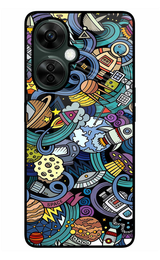 Space Abstract OnePlus Nord CE 3 Lite 5G Glass Case