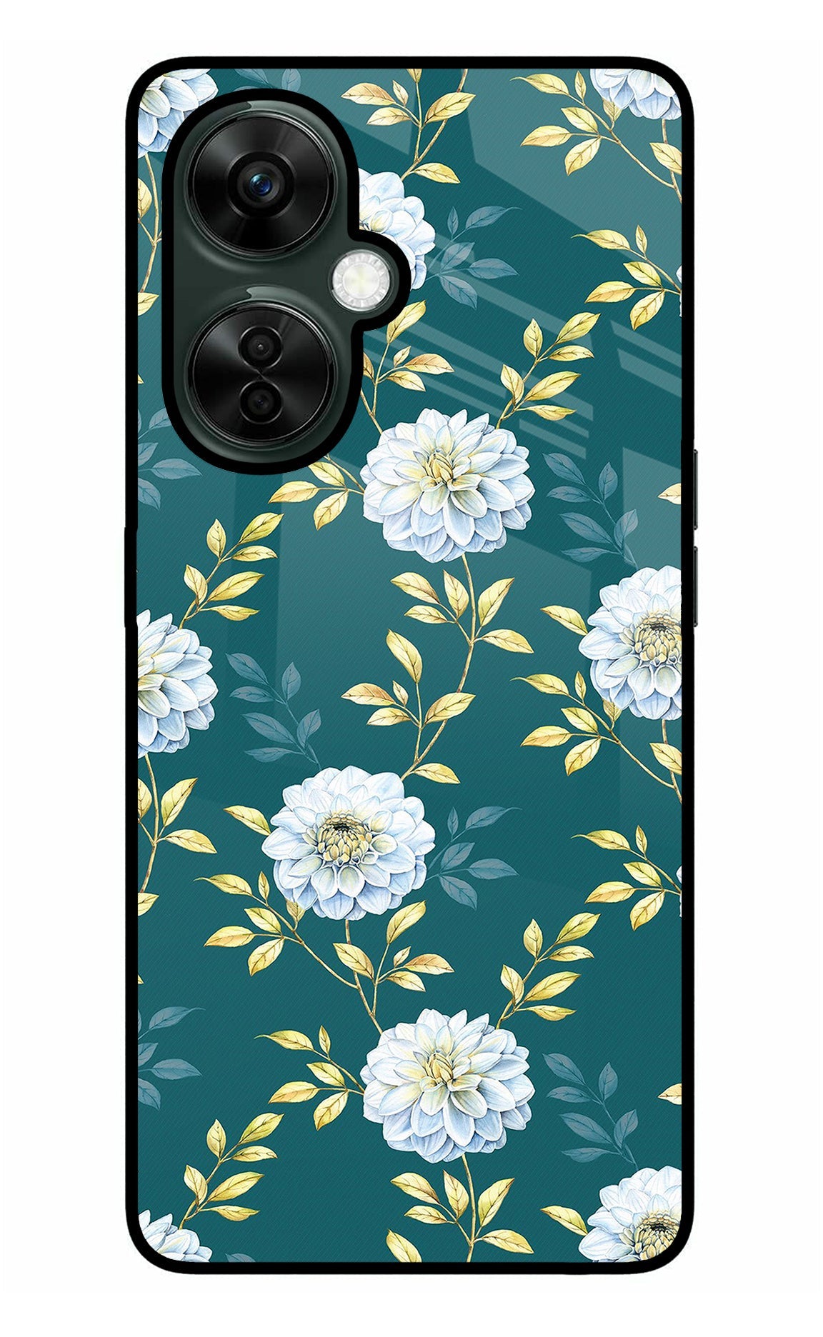 Flowers OnePlus Nord CE 3 Lite 5G Glass Case