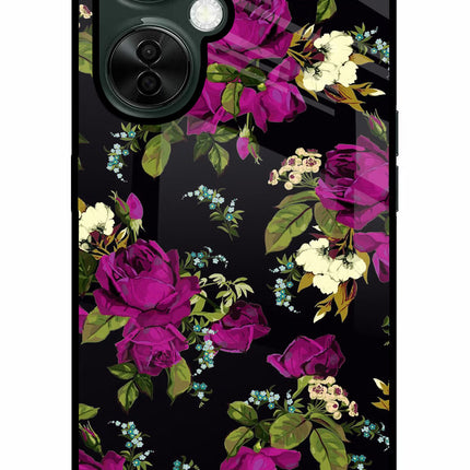 Flowers OnePlus Nord CE 3 Lite 5G Glass Case