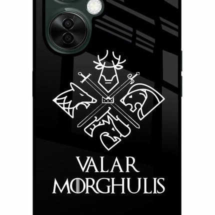 Valar Morghulis | Game Of Thrones OnePlus Nord CE 3 Lite 5G Glass Case Back Cover by Casekaro