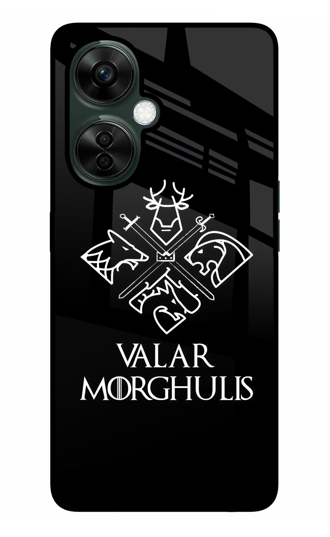 Valar Morghulis | Game Of Thrones OnePlus Nord CE 3 Lite 5G Glass Case Back Cover by Casekaro