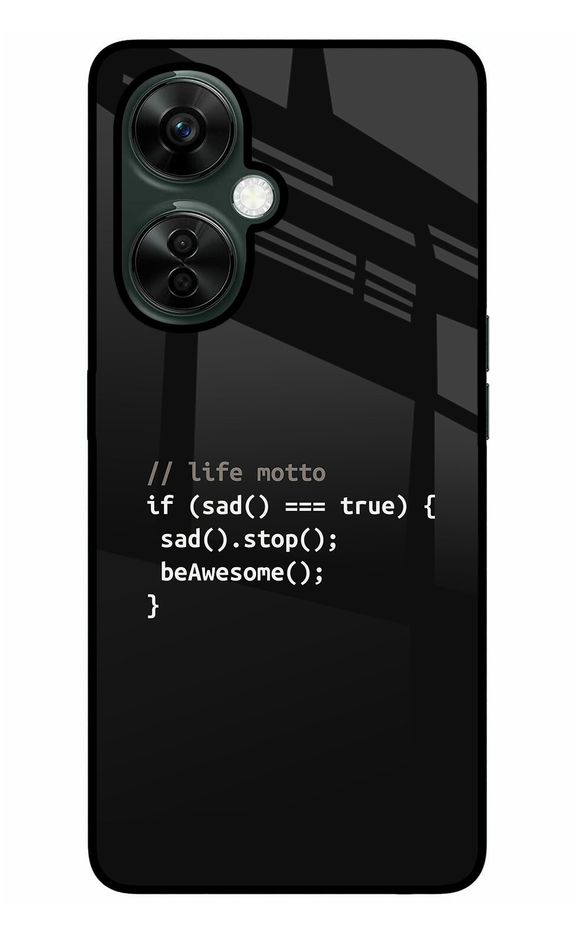 Life Motto Code OnePlus Nord CE 3 Lite 5G Glass Case