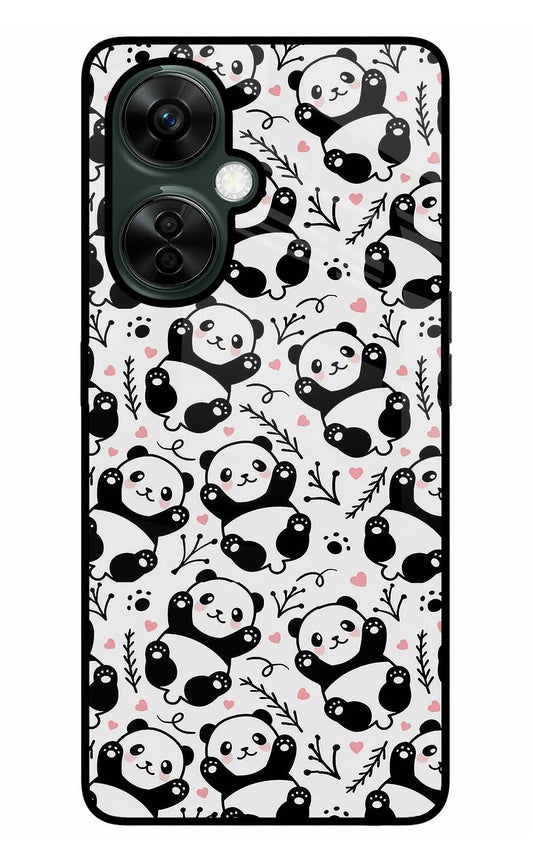Cute Panda OnePlus Nord CE 3 Lite 5G Glass Case