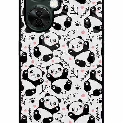 Cute Panda OnePlus Nord CE 3 Lite 5G Glass Case