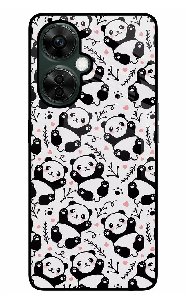 Cute Panda OnePlus Nord CE 3 Lite 5G Glass Case