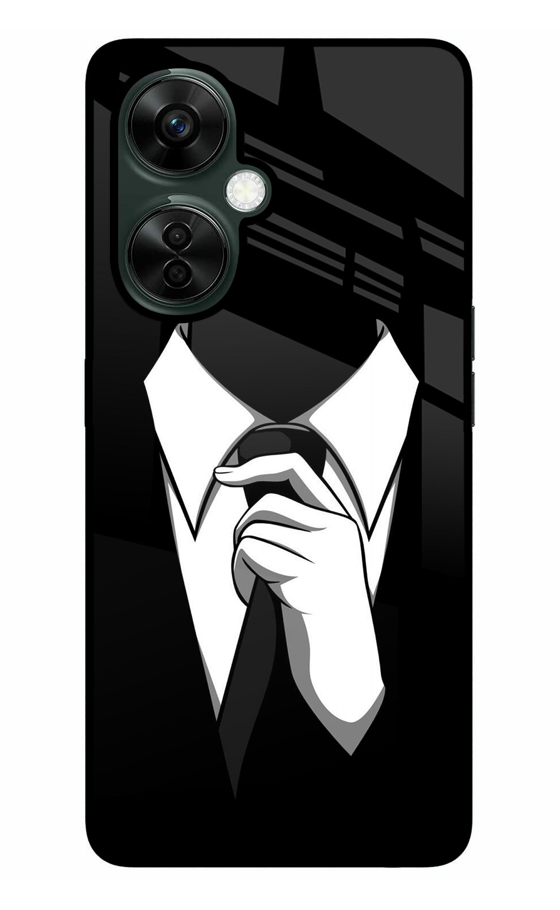 Black Tie OnePlus Nord CE 3 Lite 5G Glass Case