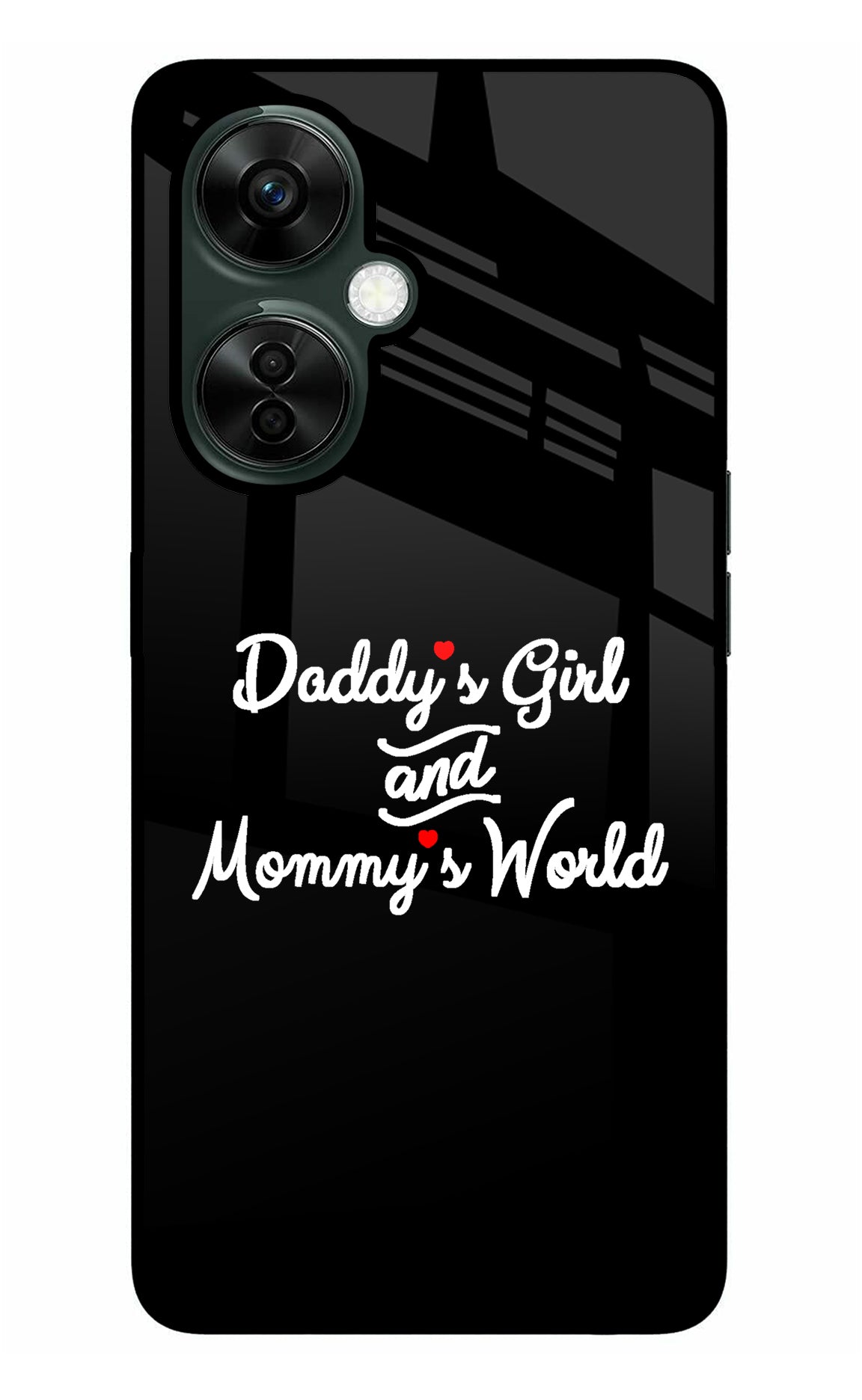 Daddy's Girl and Mommy's World OnePlus Nord CE 3 Lite 5G Glass Case