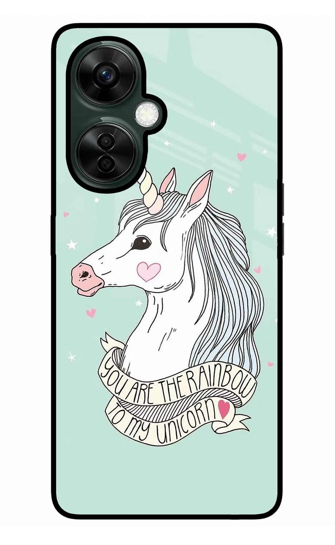 Unicorn Wallpaper OnePlus Nord CE 3 Lite 5G Glass Case Back Cover by Casekaro