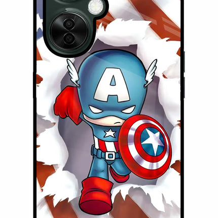 Captain America OnePlus Nord CE 3 Lite 5G Glass Case
