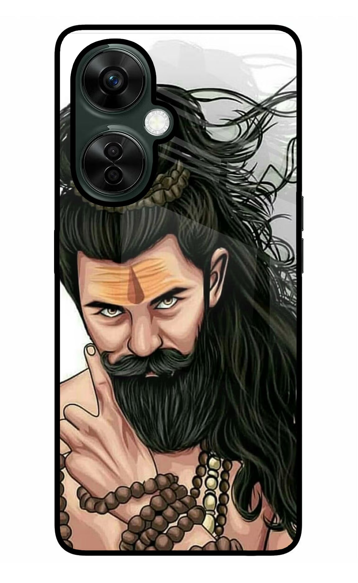 Mahadev OnePlus Nord CE 3 Lite 5G Glass Case Back Cover by Casekaro
