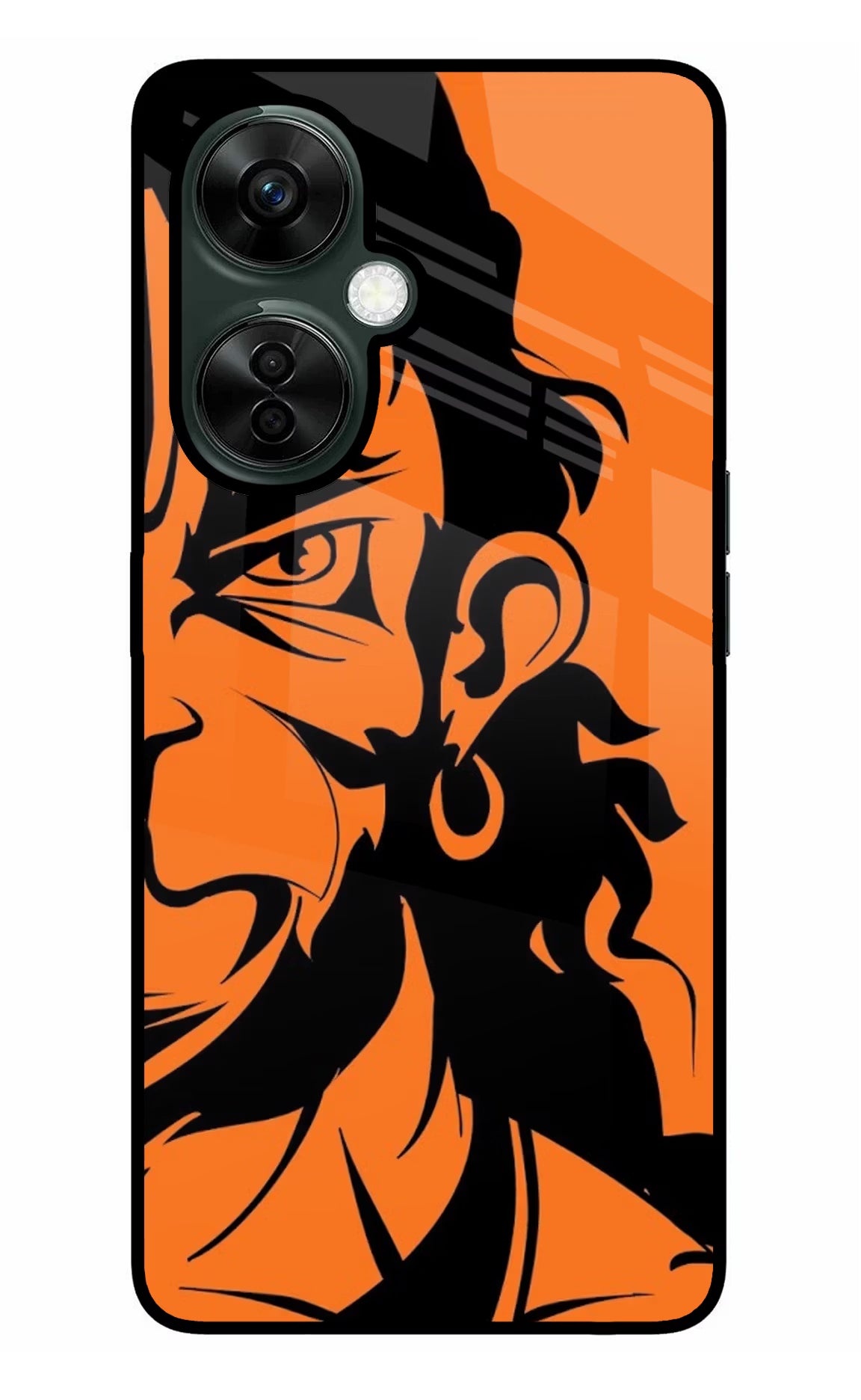 Hanuman OnePlus Nord CE 3 Lite 5G Glass Case Back Cover by Casekaro