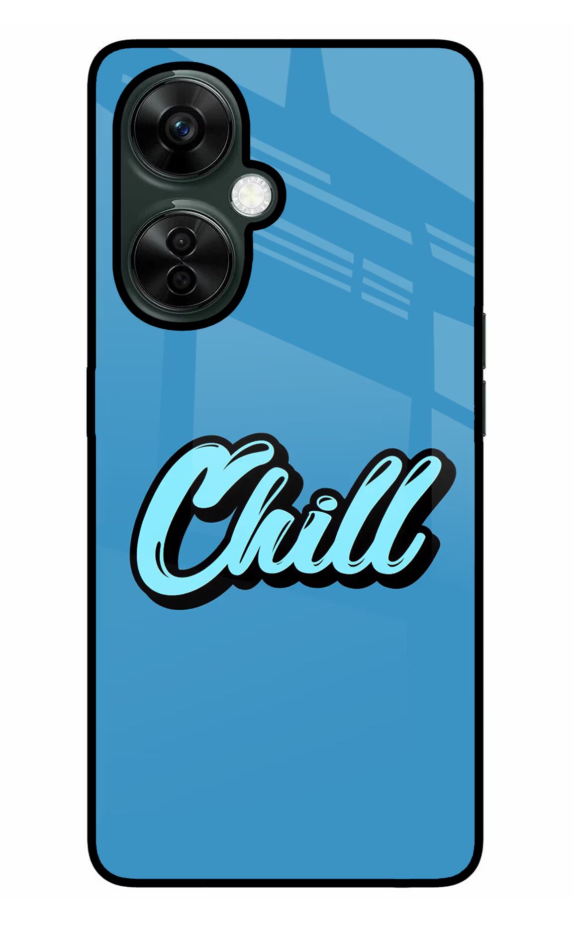 Chill OnePlus Nord CE 3 Lite 5G Glass Case Back Cover by Casekaro