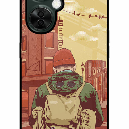 Adventurous OnePlus Nord CE 3 Lite 5G Glass Case Back Cover by Casekaro