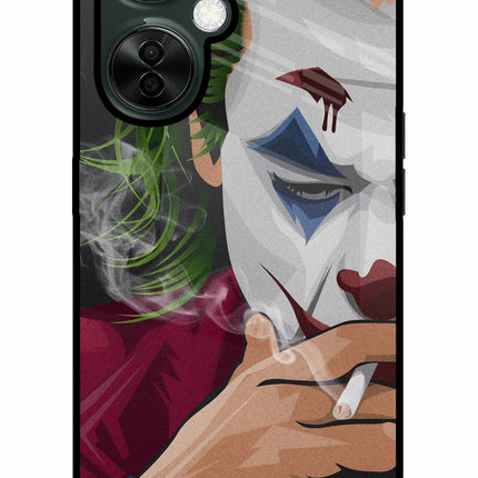 Joker Smoking OnePlus Nord CE 3 Lite 5G Glass Case Back Cover by Casekaro