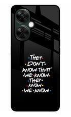 FRIENDS Dialogue OnePlus Nord CE 3 Lite 5G Glass Case