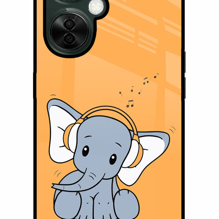 High On Music OnePlus Nord CE 3 Lite 5G Glass Case Back Cover by Casekaro