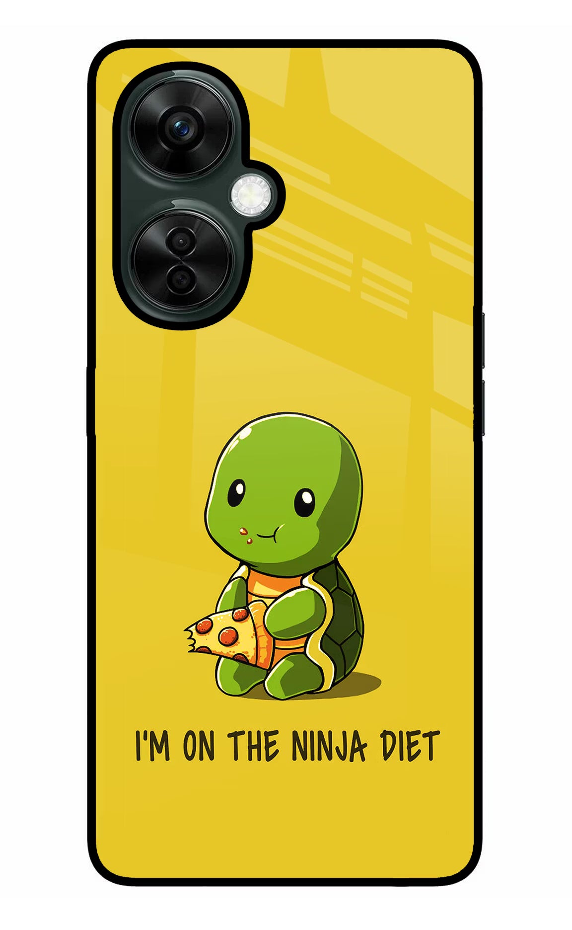 I'm on Ninja Diet OnePlus Nord CE 3 Lite 5G Glass Case Back Cover by Casekaro