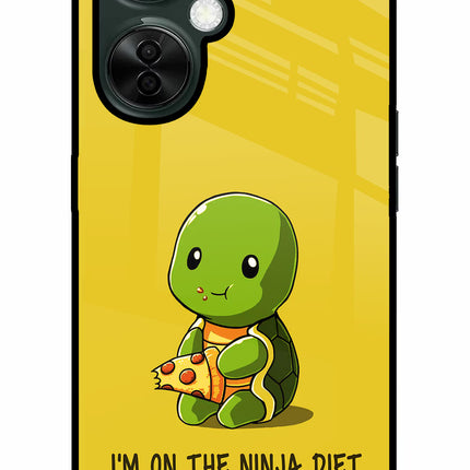 I'm on Ninja Diet OnePlus Nord CE 3 Lite 5G Glass Case Back Cover by Casekaro