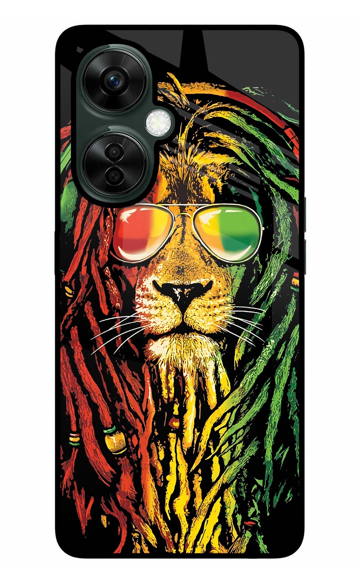 Rasta Lion OnePlus Nord CE 3 Lite 5G Glass Case