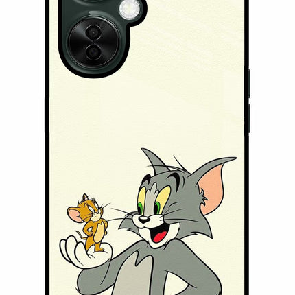 Tom & Jerry OnePlus Nord CE 3 Lite 5G Glass Case Back Cover by Casekaro