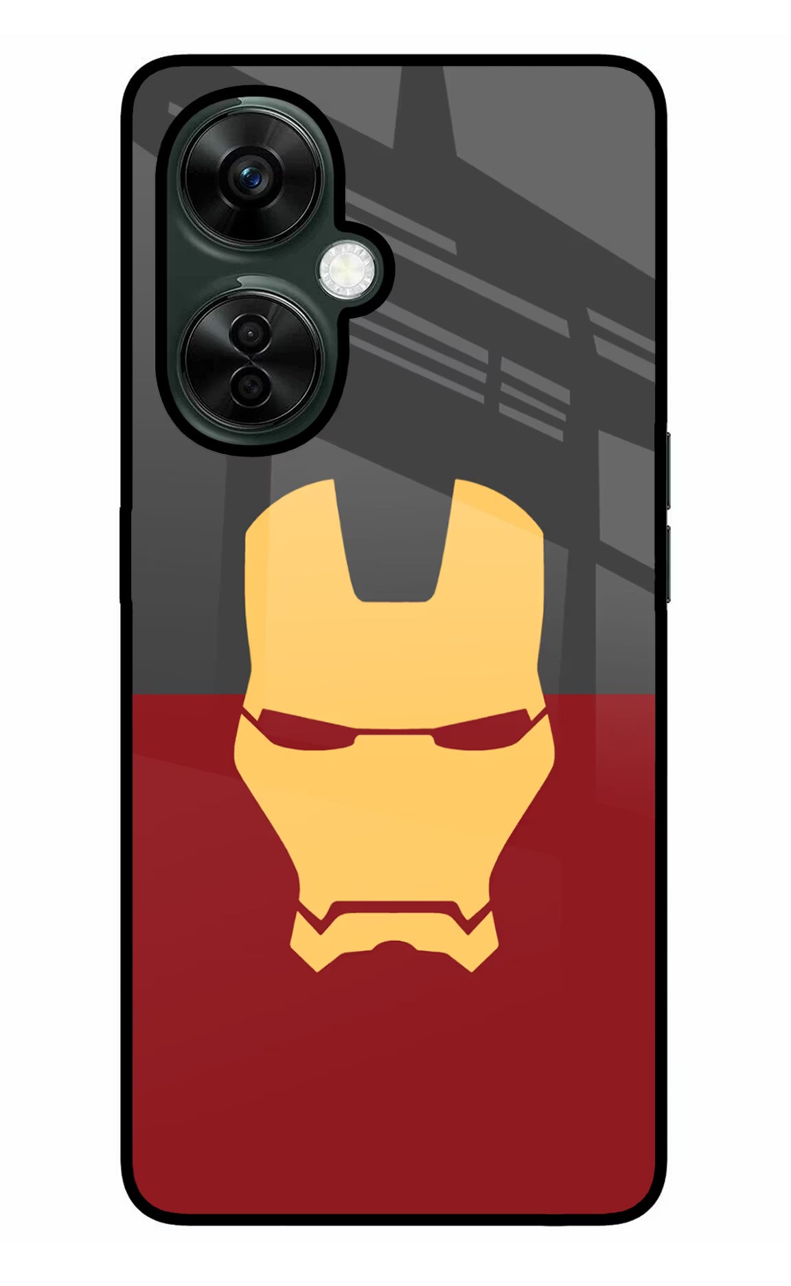 Ironman OnePlus Nord CE 3 Lite 5G Glass Case Back Cover by Casekaro