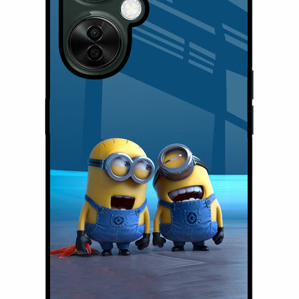 Minion Laughing OnePlus Nord CE 3 Lite 5G Glass Case Back Cover by Casekaro