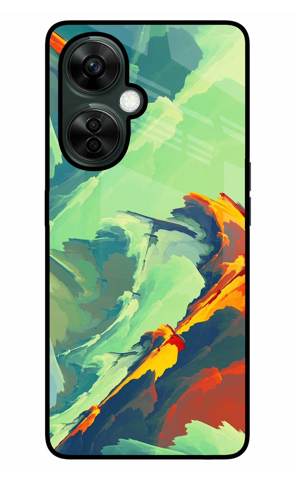 Paint Art OnePlus Nord CE 3 Lite 5G Glass Case Back Cover by Casekaro
