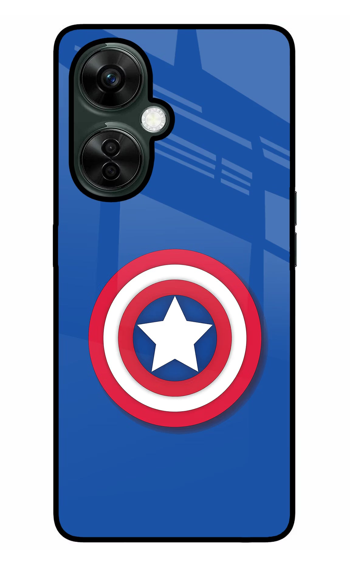 Shield OnePlus Nord CE 3 Lite 5G Glass Case Back Cover by Casekaro