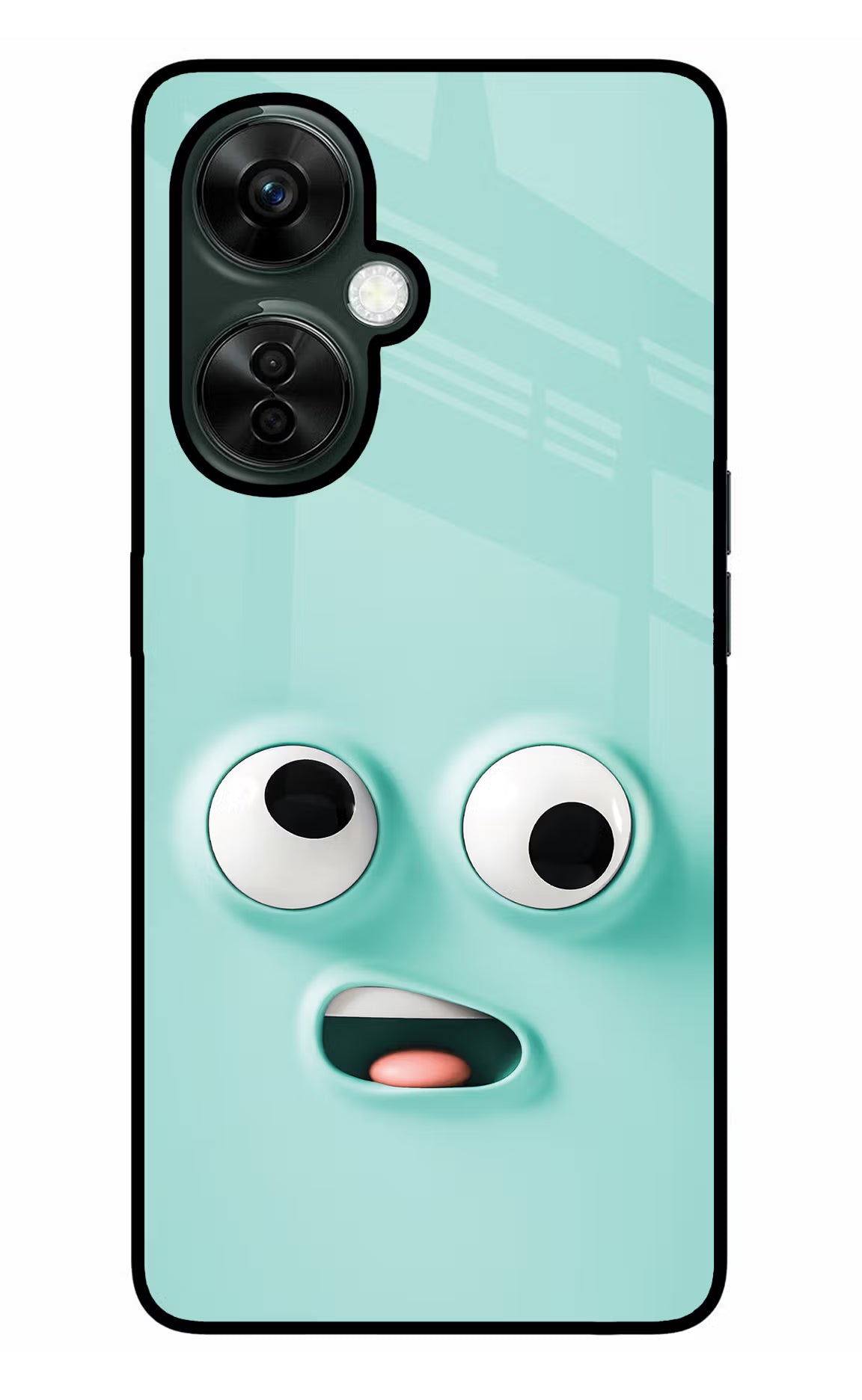 Funny Cartoon OnePlus Nord CE 3 Lite 5G Glass Case Back Cover by Casekaro