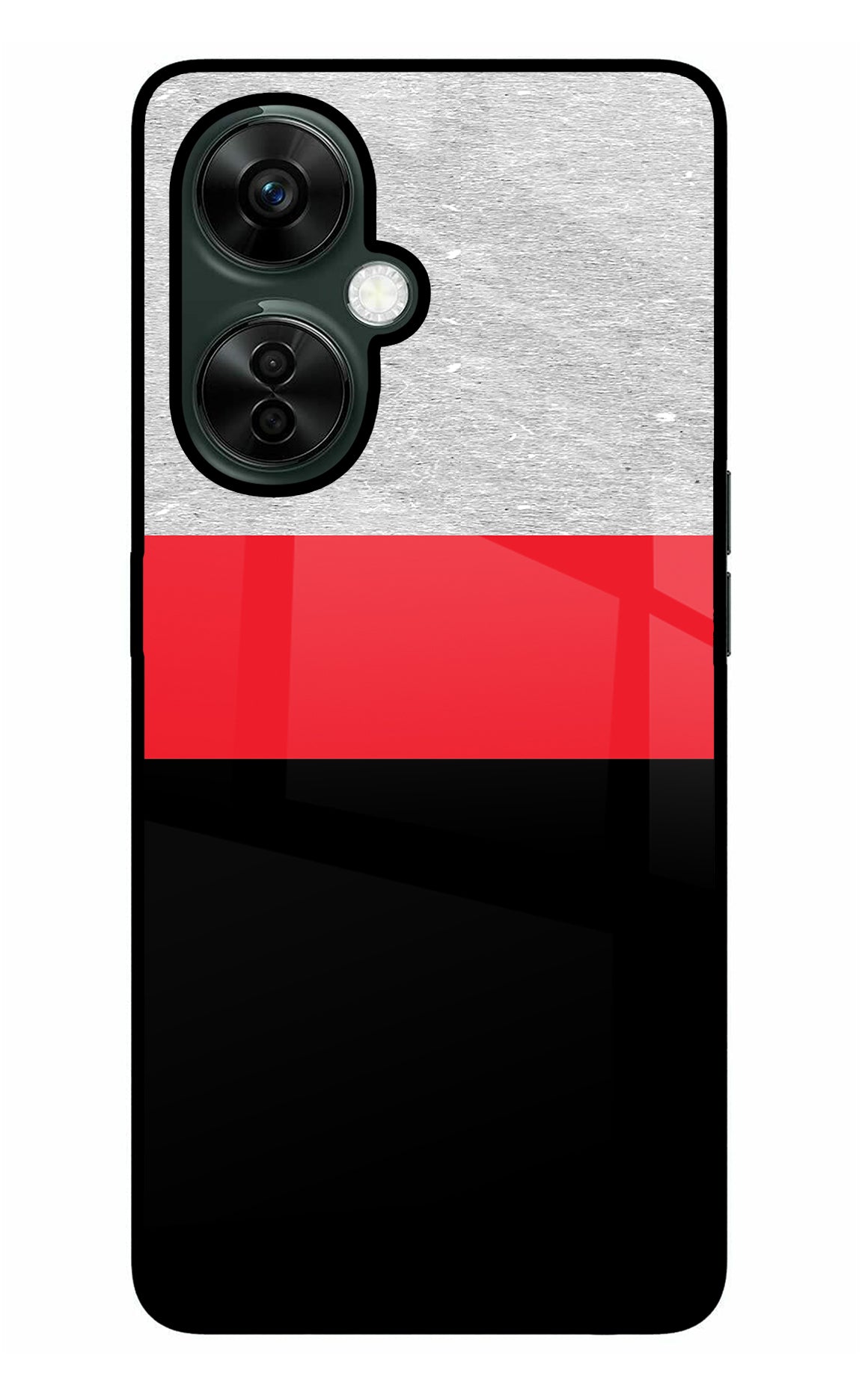 Tri Color Pattern OnePlus Nord CE 3 Lite 5G Back Cover