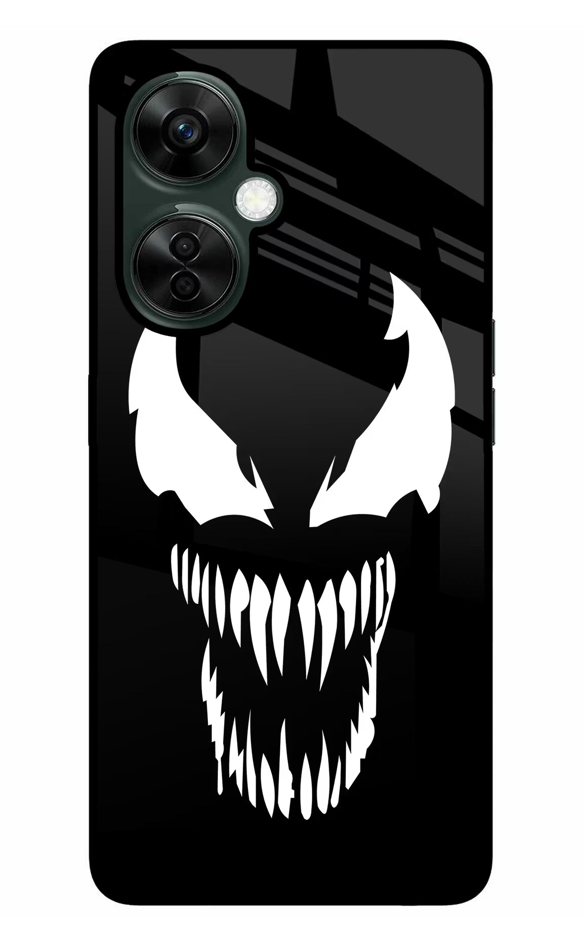 Venom OnePlus Nord CE 3 Lite 5G Glass Case Back Cover by Casekaro