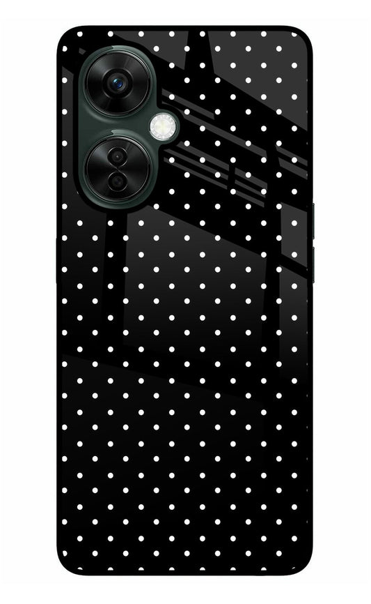 White Dots OnePlus Nord CE 3 Lite 5G Glass Case