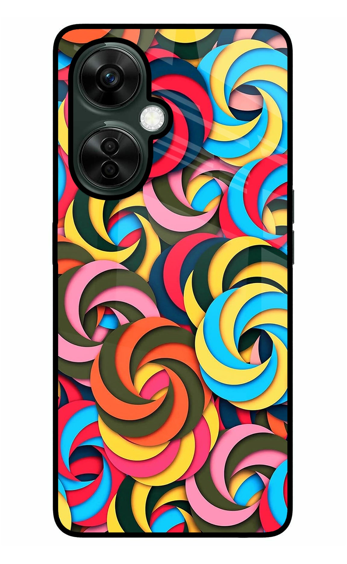 Spiral Pattern OnePlus Nord CE 3 Lite 5G Glass Case