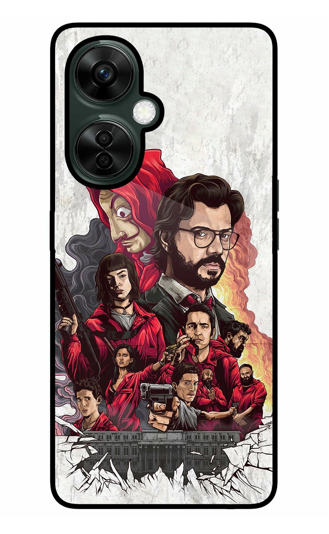 Money Heist Artwork OnePlus Nord CE 3 Lite 5G Back Cover