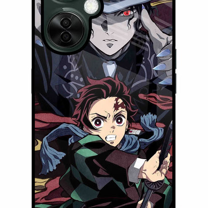 Demon Slayer OnePlus Nord CE 3 Lite 5G Glass Case Back Cover by Casekaro