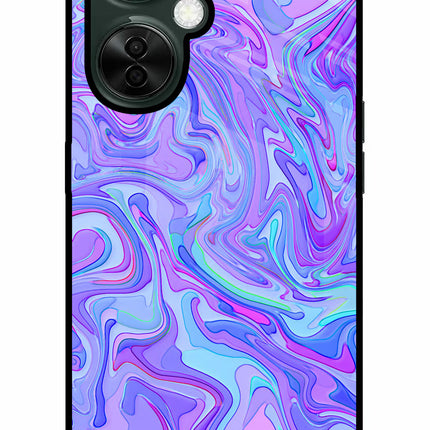 Glitter OnePlus Nord CE 3 Lite 5G Glass Case Back Cover by Casekaro