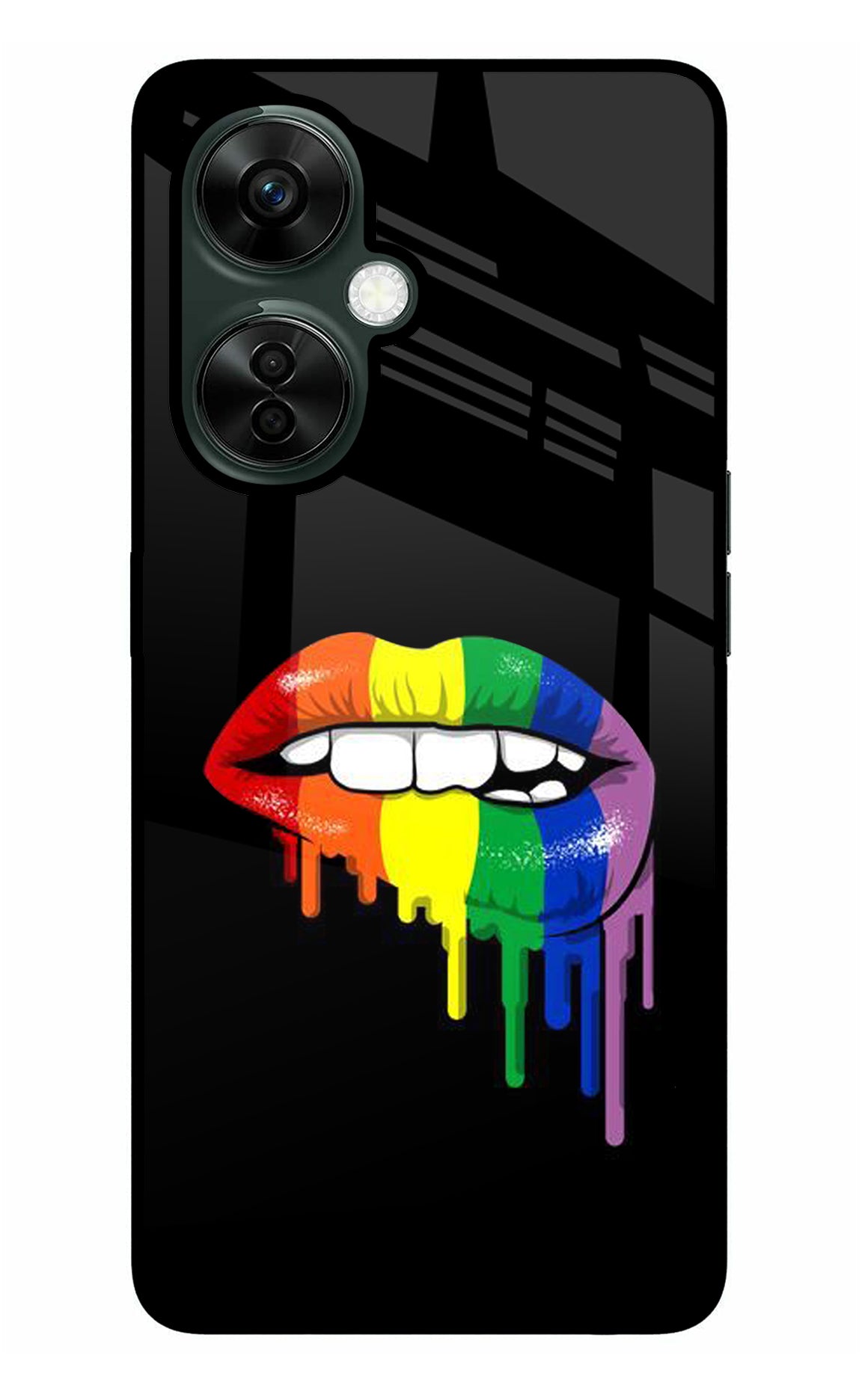 Lips Biting OnePlus Nord CE 3 Lite 5G Glass Case