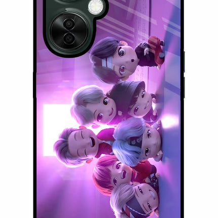 BTS Chibi OnePlus Nord CE 3 Lite 5G Glass Case