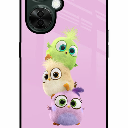 Cute Little Birds OnePlus Nord CE 3 Lite 5G Glass Case
