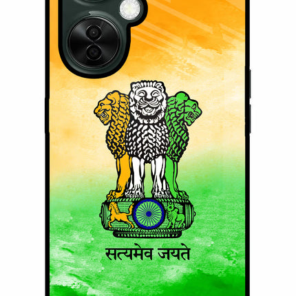 Satyamev Jayate Flag OnePlus Nord CE 3 Lite 5G Glass Case