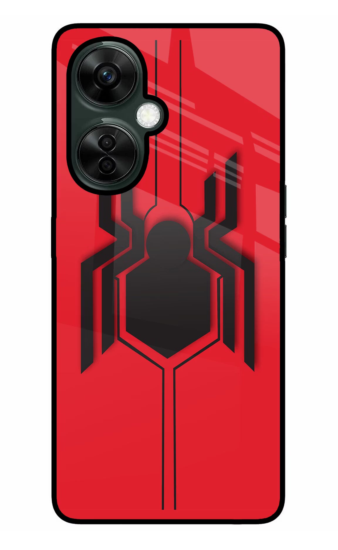 Spider OnePlus Nord CE 3 Lite 5G Glass Case Back Cover by Casekaro