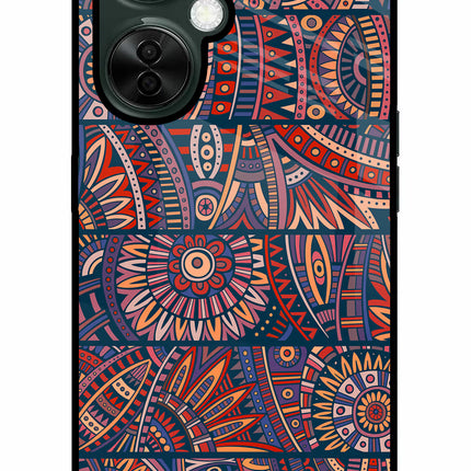 African Culture Design OnePlus Nord CE 3 Lite 5G Glass Case Back Cover by Casekaro