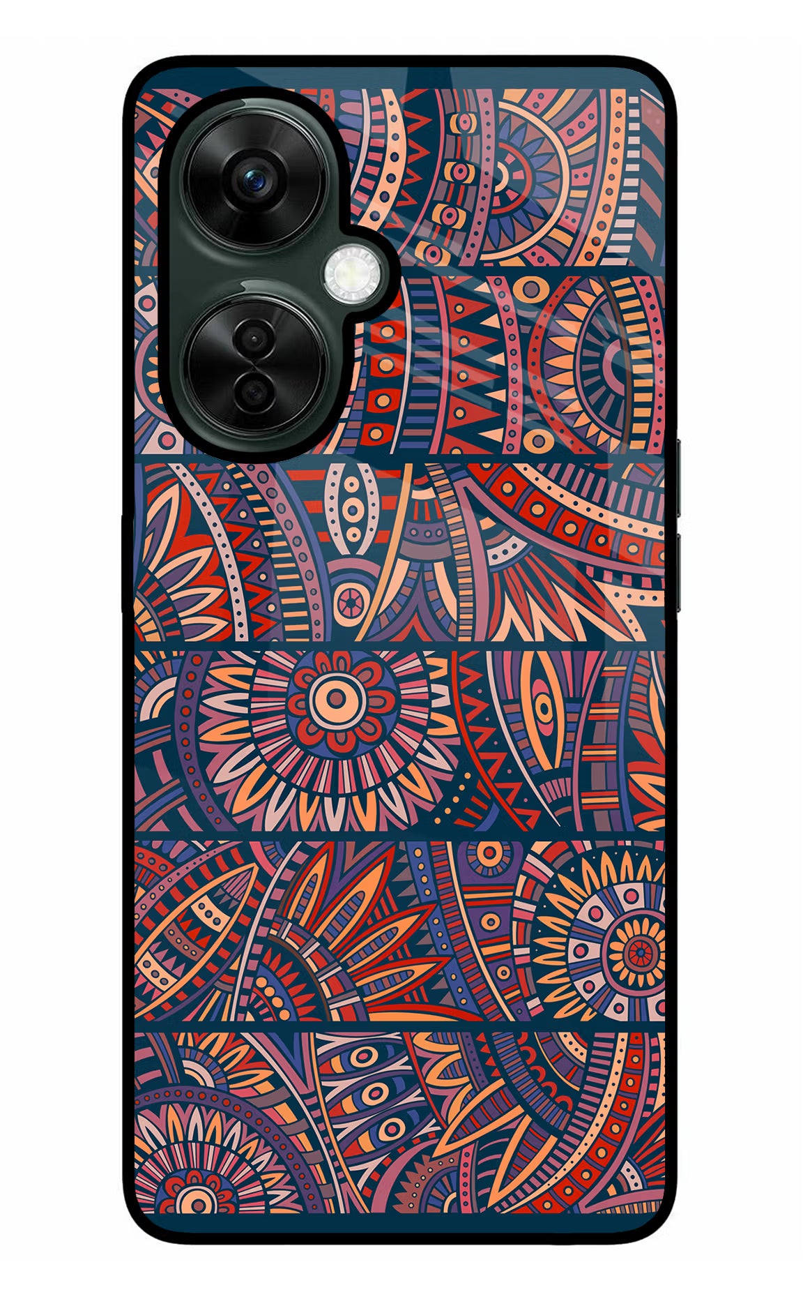 African Culture Design OnePlus Nord CE 3 Lite 5G Glass Case Back Cover by Casekaro