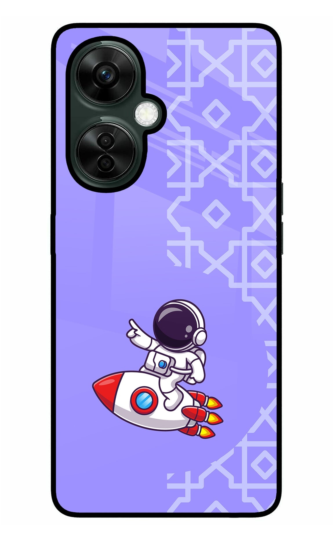 Cute Astronaut OnePlus Nord CE 3 Lite 5G Glass Case