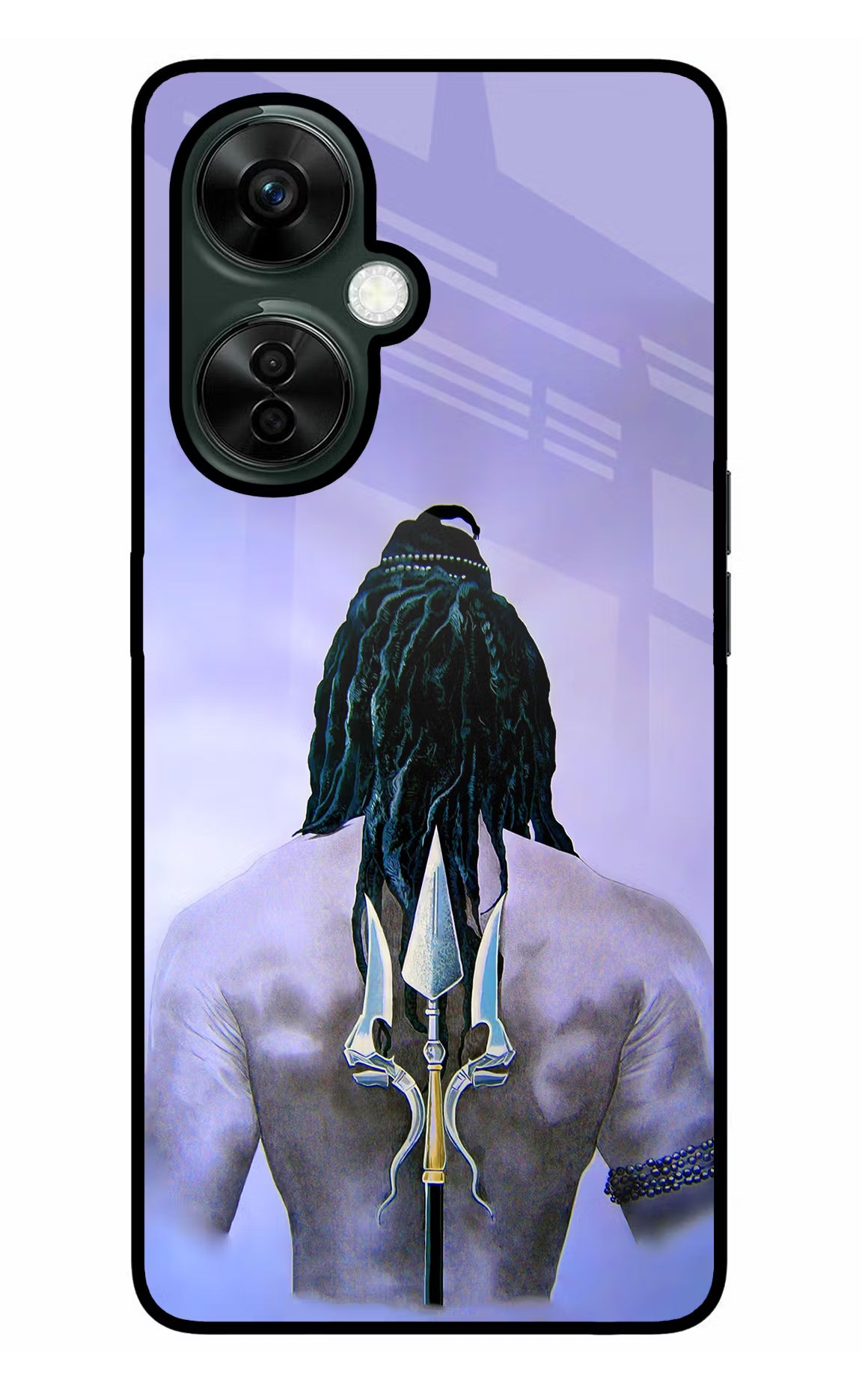 Shiva OnePlus Nord CE 3 Lite 5G Glass Case Back Cover by Casekaro